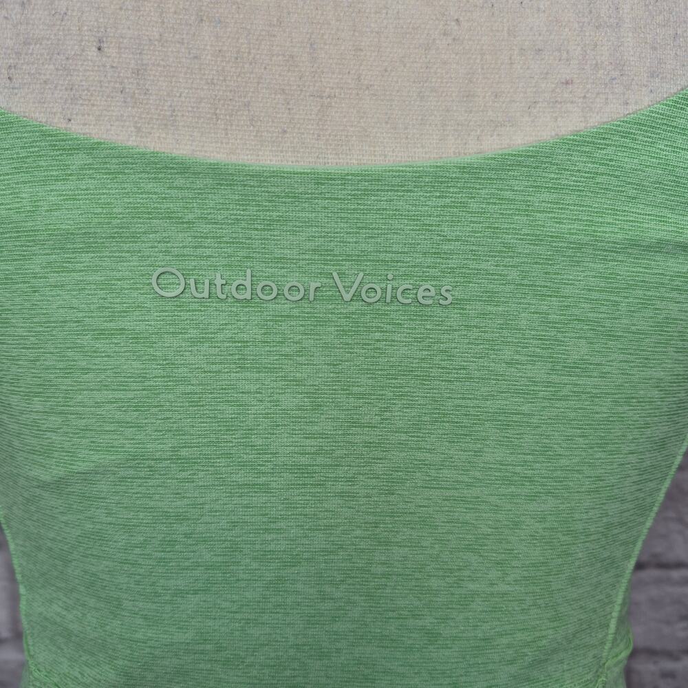Outdoor Voices Warmup Exercise Tennis Active Dress Heather Green Space Dye Sz S - Picture 8 of 11